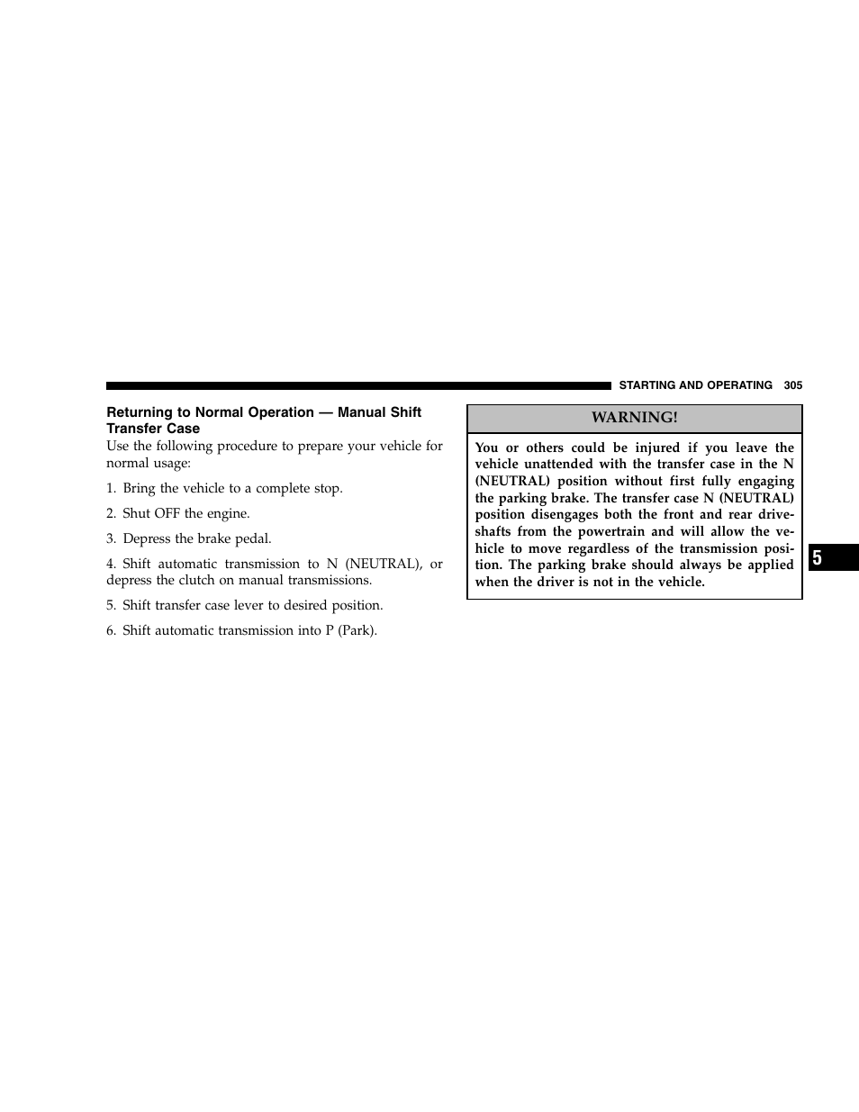 Dodge 2005  Ram Pickup 3500 User Manual | Page 305 / 448