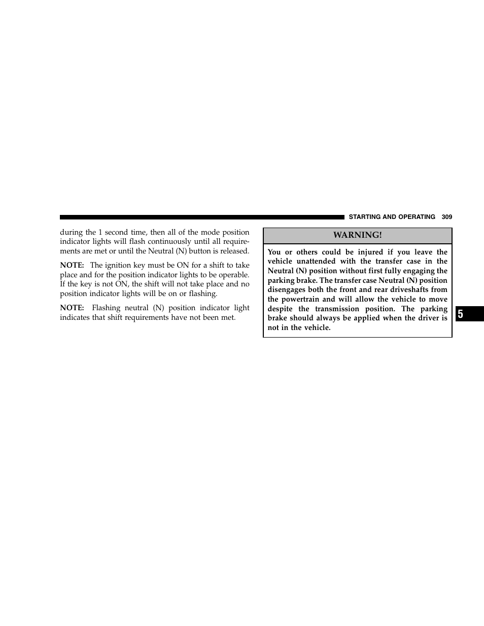 Dodge 2005  Ram Pickup 3500 User Manual | Page 309 / 448