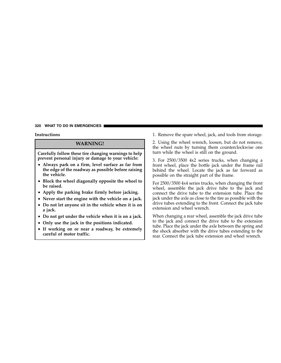 Dodge 2005  Ram Pickup 3500 User Manual | Page 320 / 448