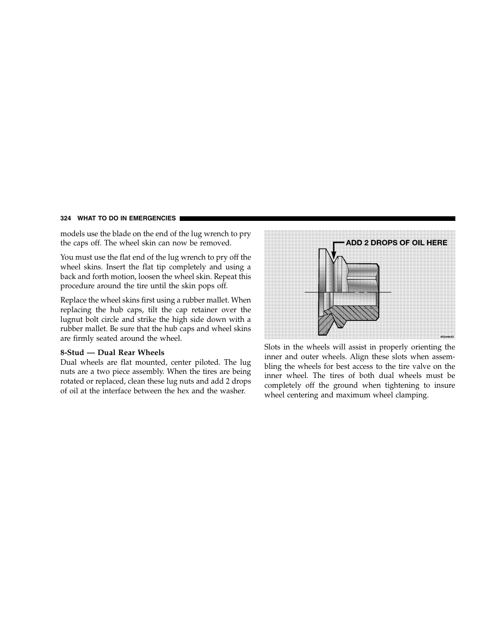 Dodge 2005  Ram Pickup 3500 User Manual | Page 324 / 448