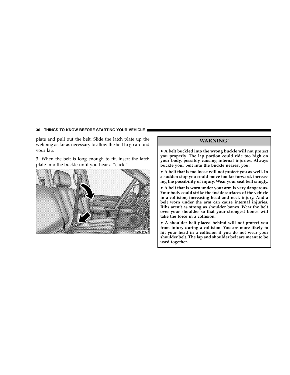 Dodge 2005  Ram Pickup 3500 User Manual | Page 36 / 448