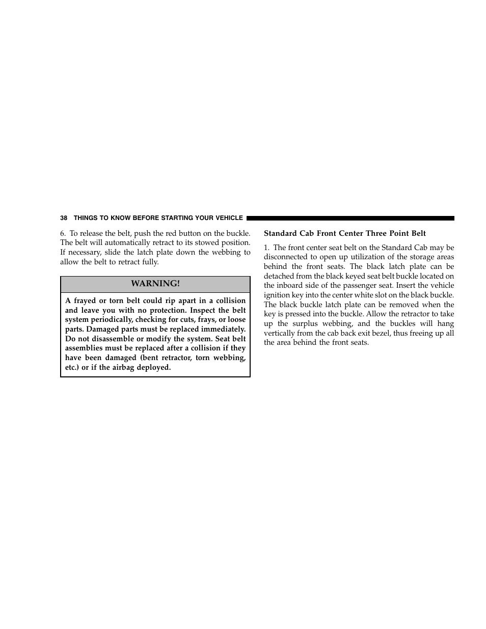 Dodge 2005  Ram Pickup 3500 User Manual | Page 38 / 448