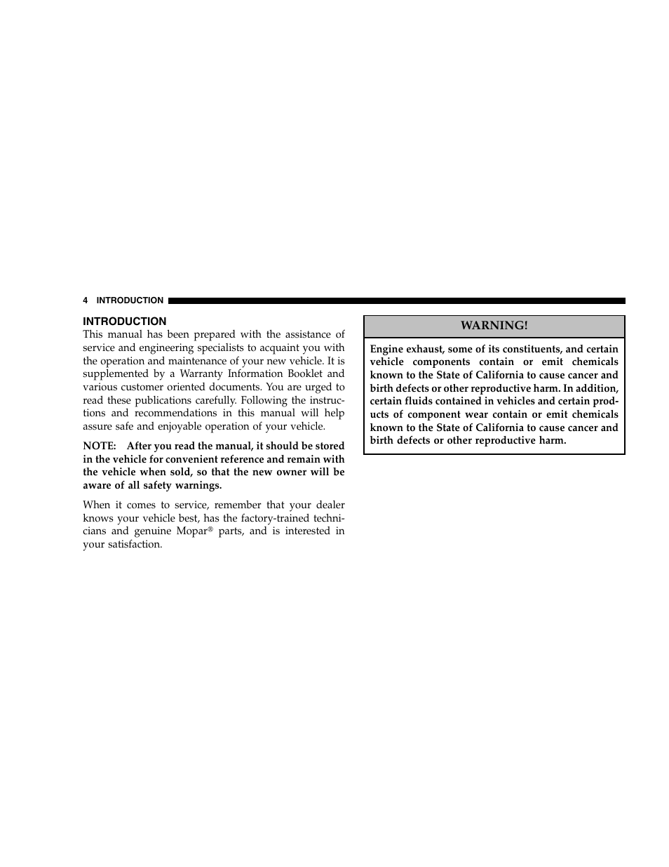 Dodge 2005  Ram Pickup 3500 User Manual | Page 4 / 448