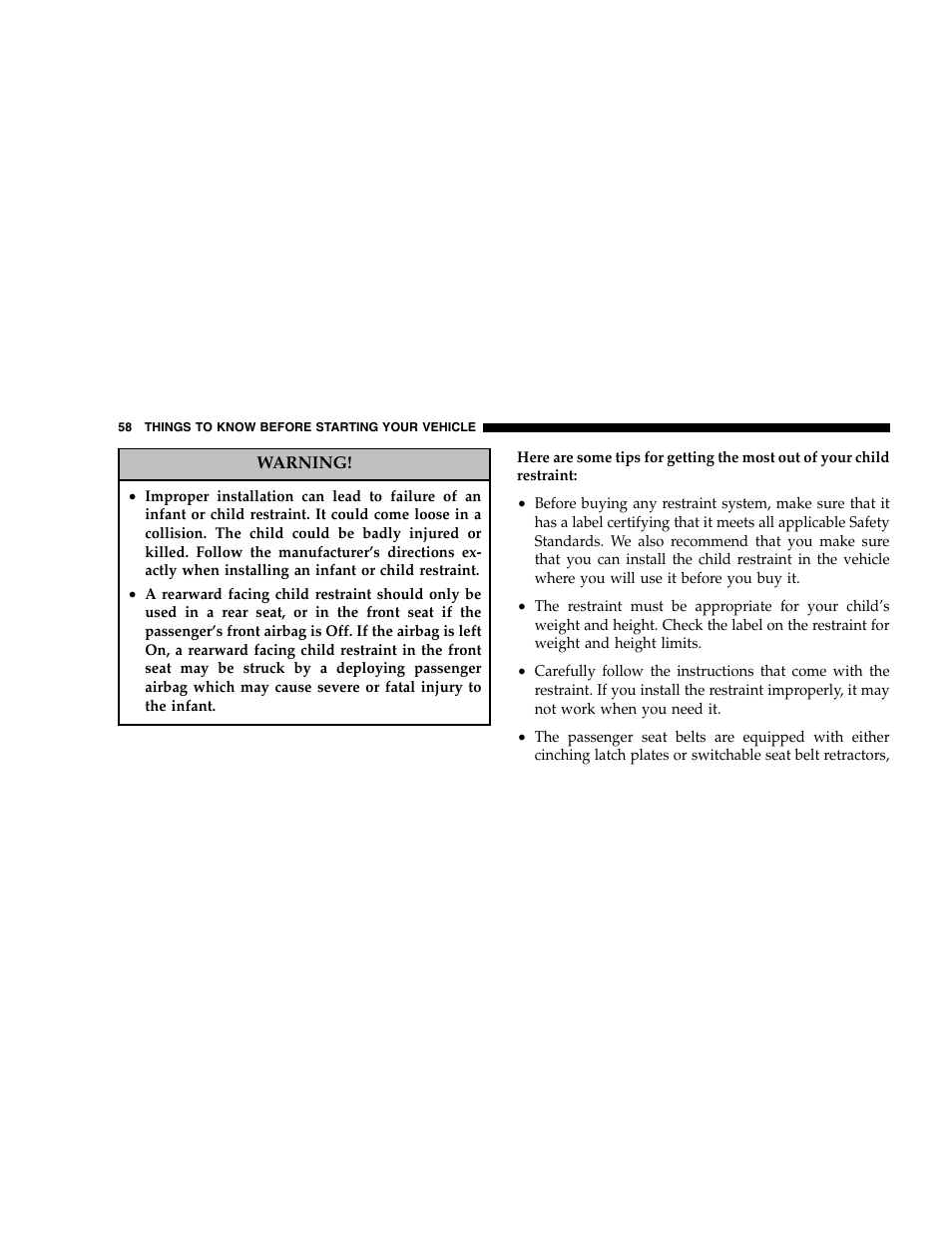 Dodge 2005  Ram Pickup 3500 User Manual | Page 58 / 448