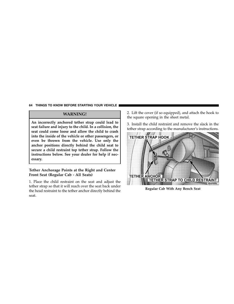 Dodge 2005  Ram Pickup 3500 User Manual | Page 64 / 448