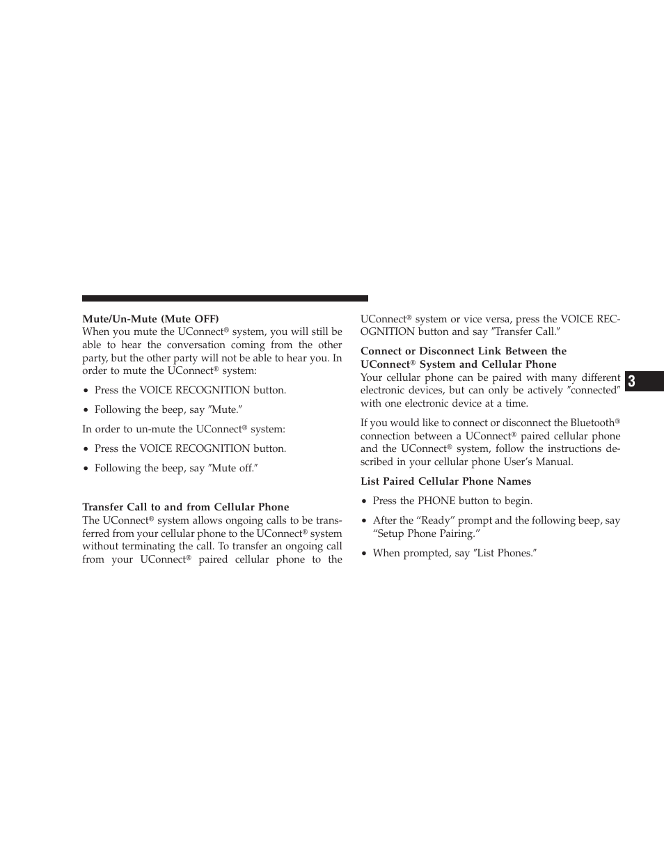 Advanced phone connectivity | Dodge 2009 Caliber SRT4 User Manual | Page 101 / 411