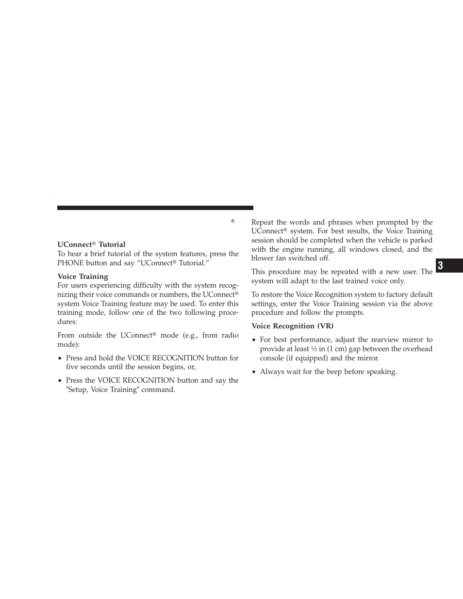 Things you should know about your uconnect system, Things you should know about your, Uconnect | System | Dodge 2009 Caliber SRT4 User Manual | Page 103 / 411