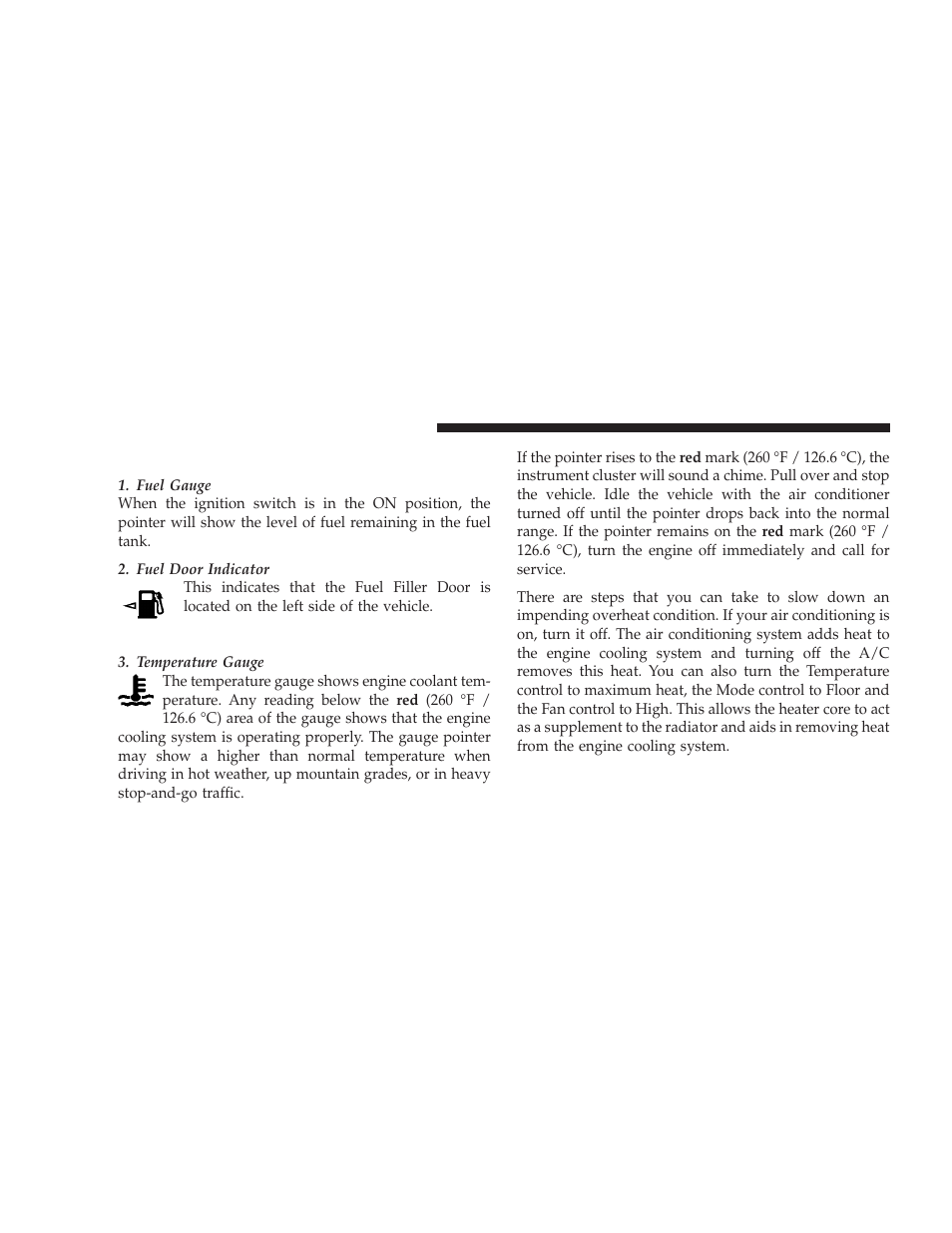 Instrument cluster descriptions | Dodge 2009 Caliber SRT4 User Manual | Page 166 / 411