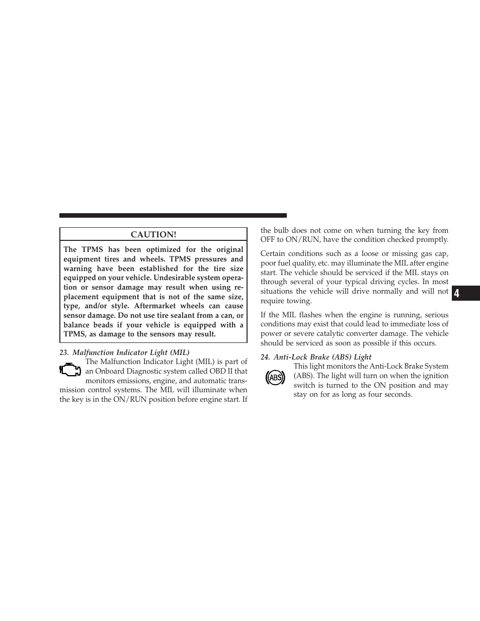 Dodge 2009 Caliber SRT4 User Manual | Page 175 / 411