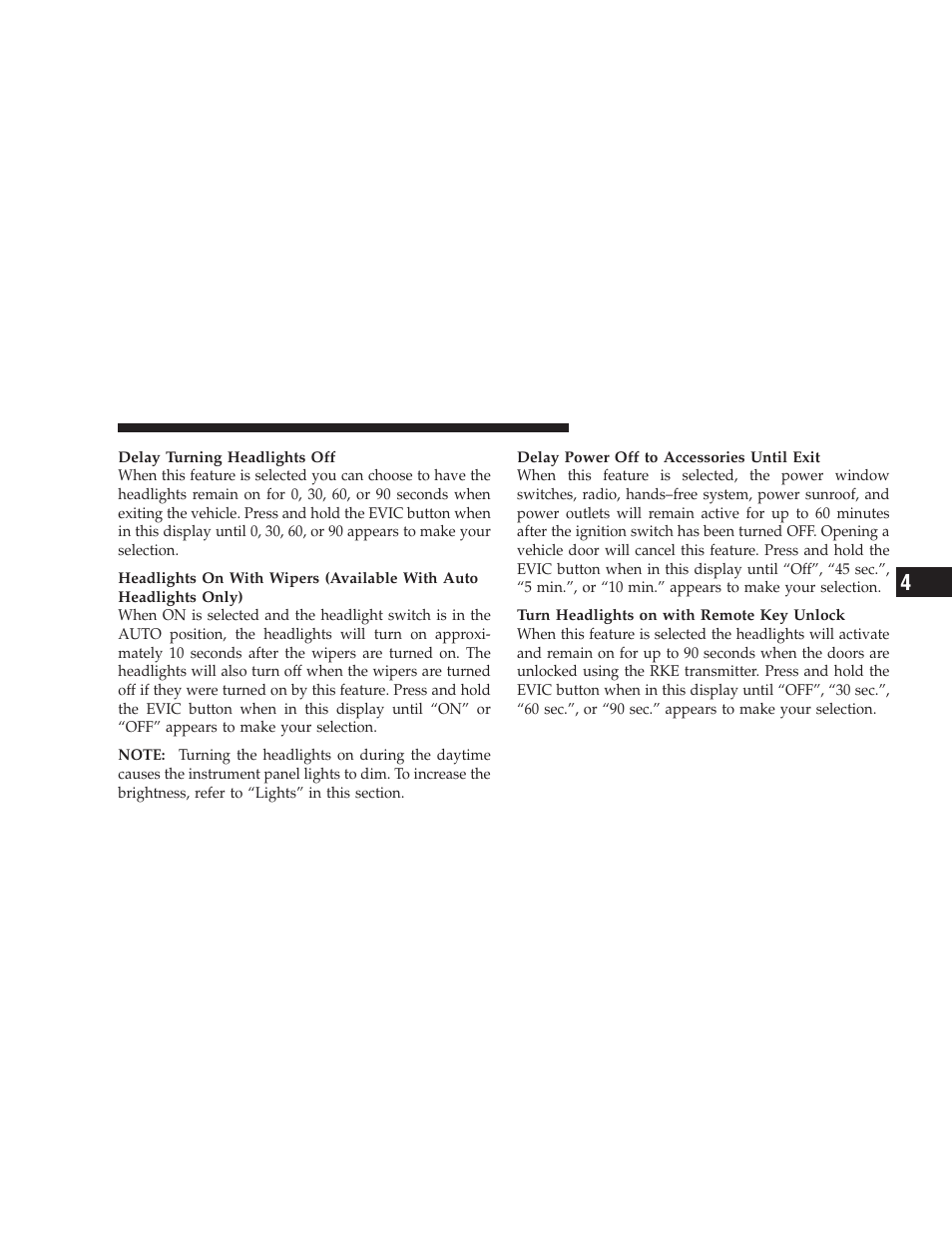 Dodge 2009 Caliber SRT4 User Manual | Page 185 / 411