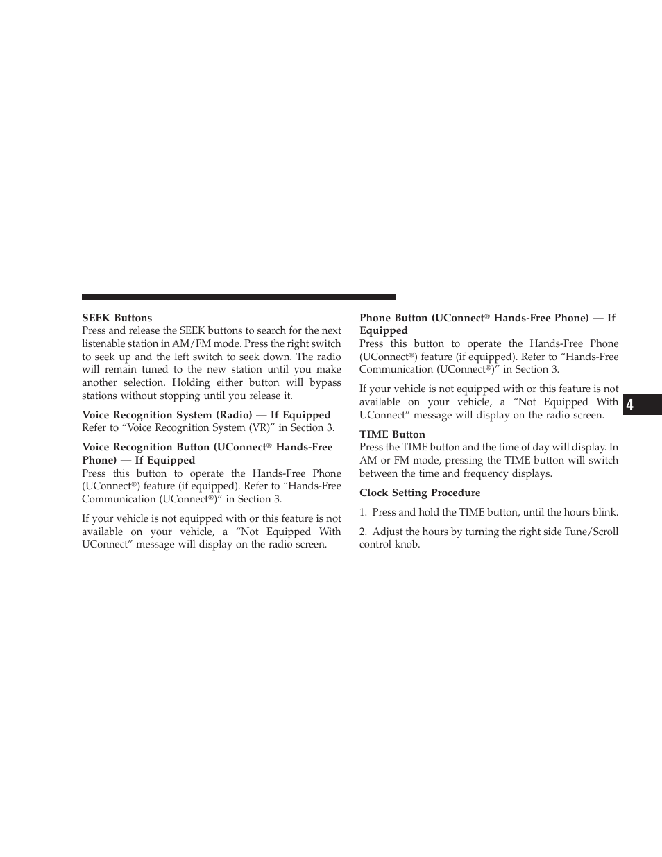 Dodge 2009 Caliber SRT4 User Manual | Page 219 / 411