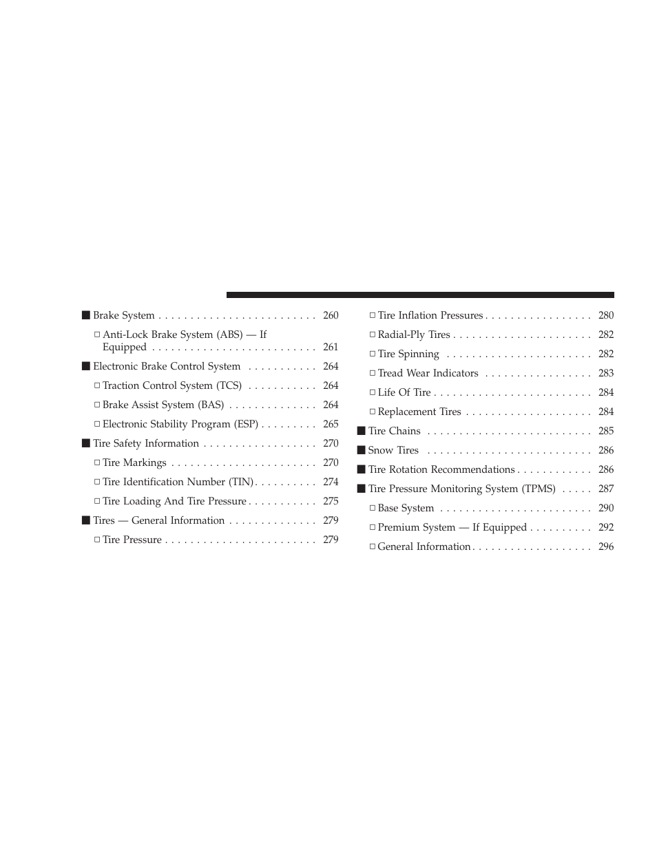 Dodge 2009 Caliber SRT4 User Manual | Page 250 / 411