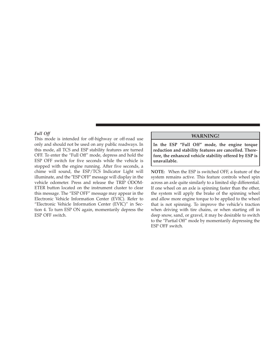 Dodge 2009 Caliber SRT4 User Manual | Page 270 / 411