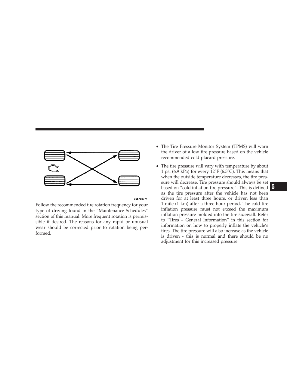 Tire pressure monitoring system (tpms) | Dodge 2009 Caliber SRT4 User Manual | Page 289 / 411