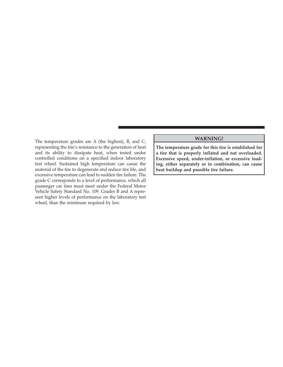 Temperature grades | Dodge 2009 Caliber SRT4 User Manual | Page 392 / 411