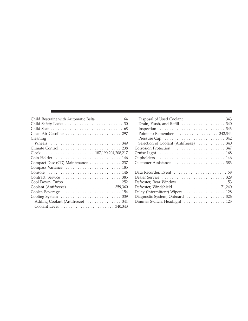 Dodge 2009 Caliber SRT4 User Manual | Page 396 / 411