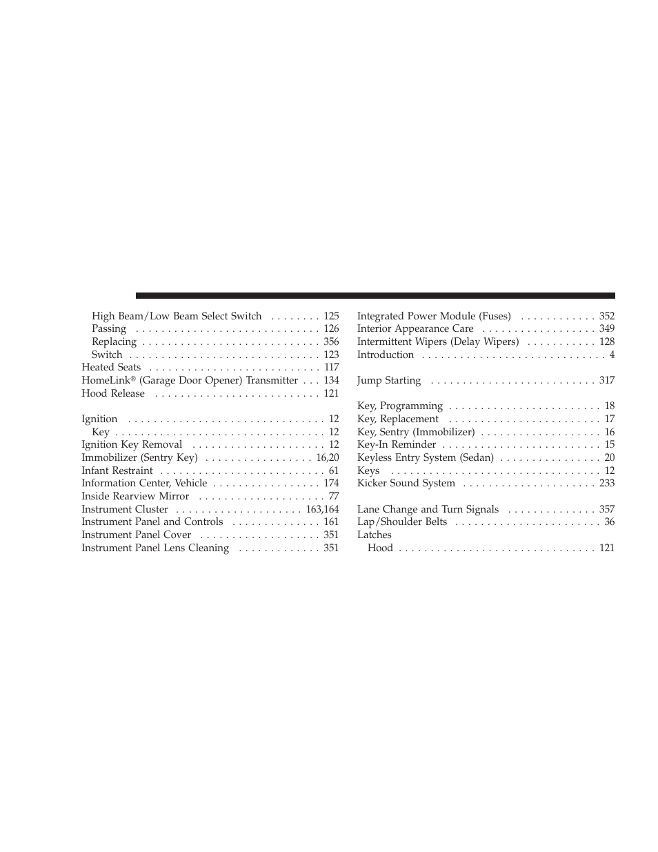 Dodge 2009 Caliber SRT4 User Manual | Page 400 / 411