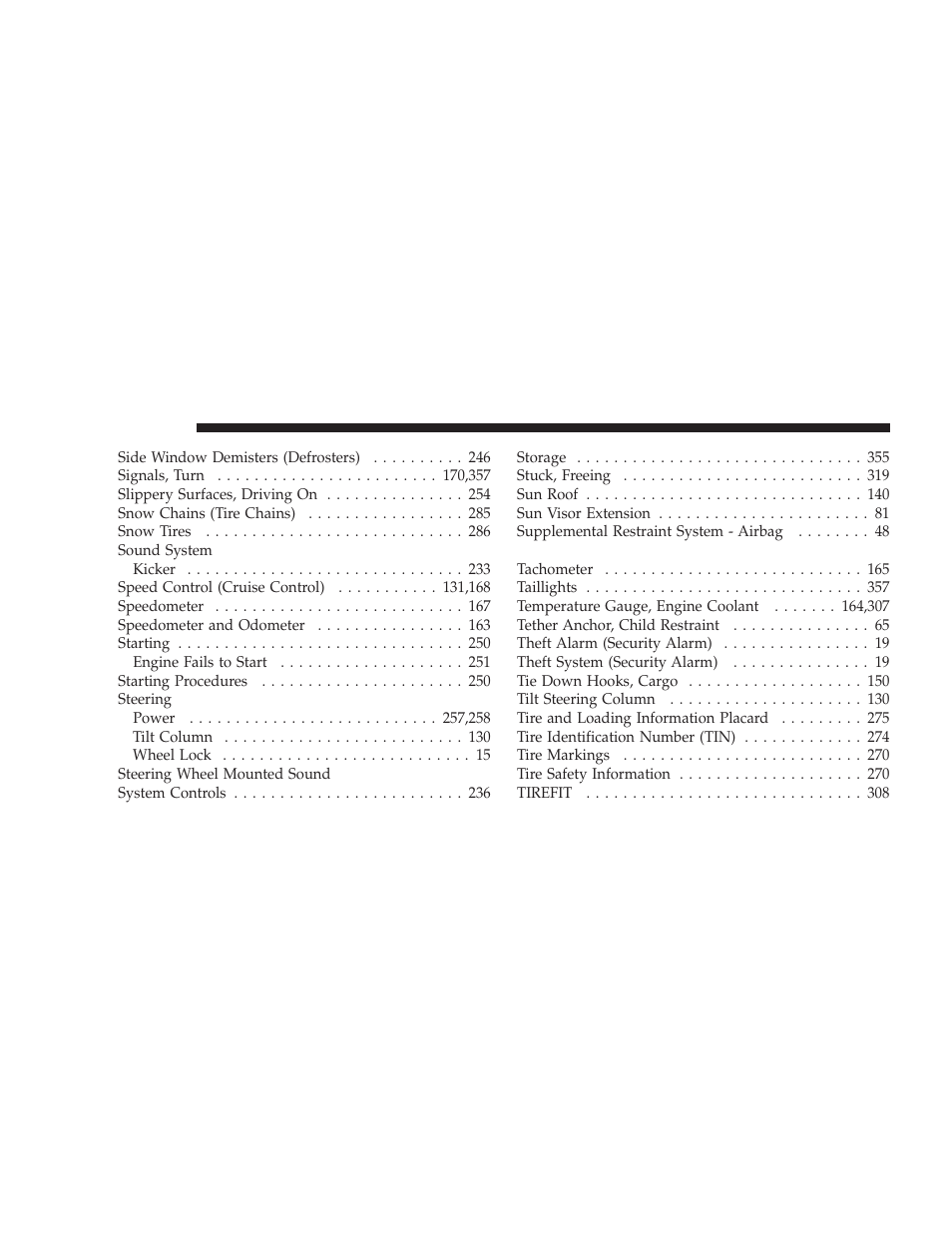 Dodge 2009 Caliber SRT4 User Manual | Page 406 / 411