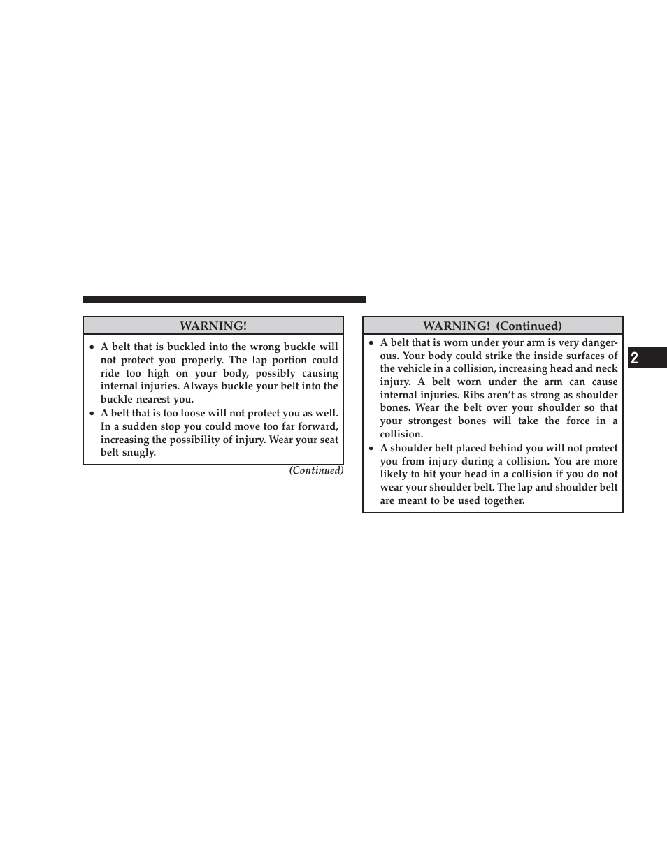 Dodge 2009 Caliber SRT4 User Manual | Page 41 / 411