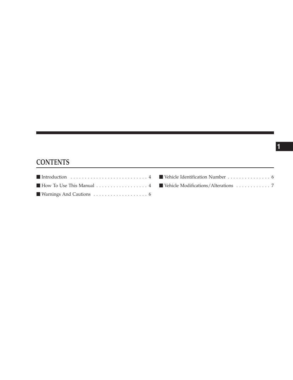 Dodge 2009 Caliber SRT4 User Manual | Page 5 / 411