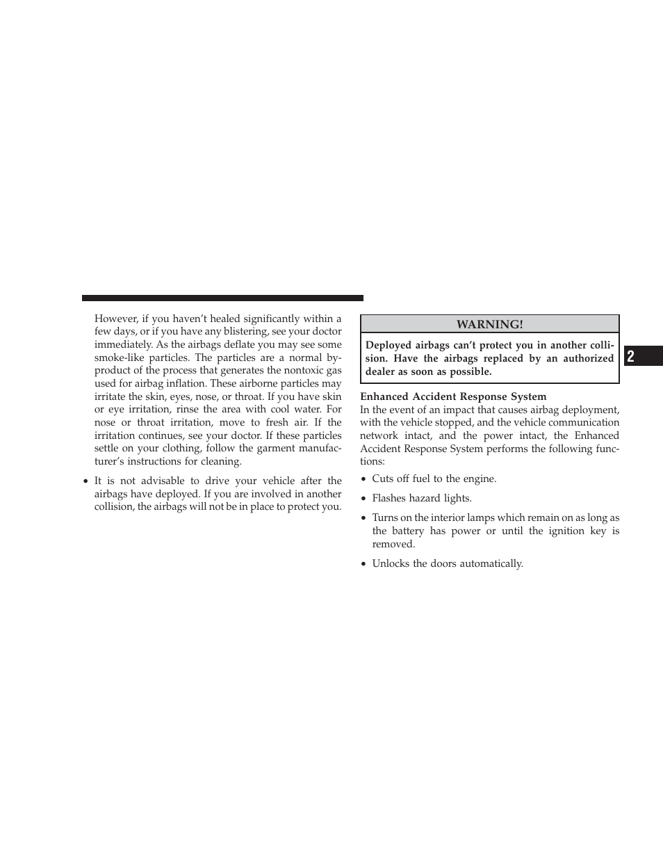 Dodge 2009 Caliber SRT4 User Manual | Page 59 / 411