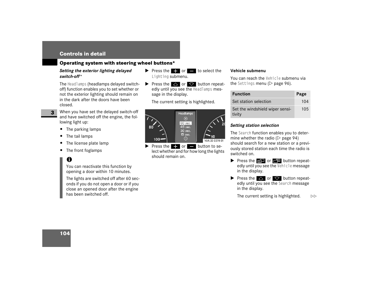 Dodge 2007 Sprinter User Manual | Page 105 / 393