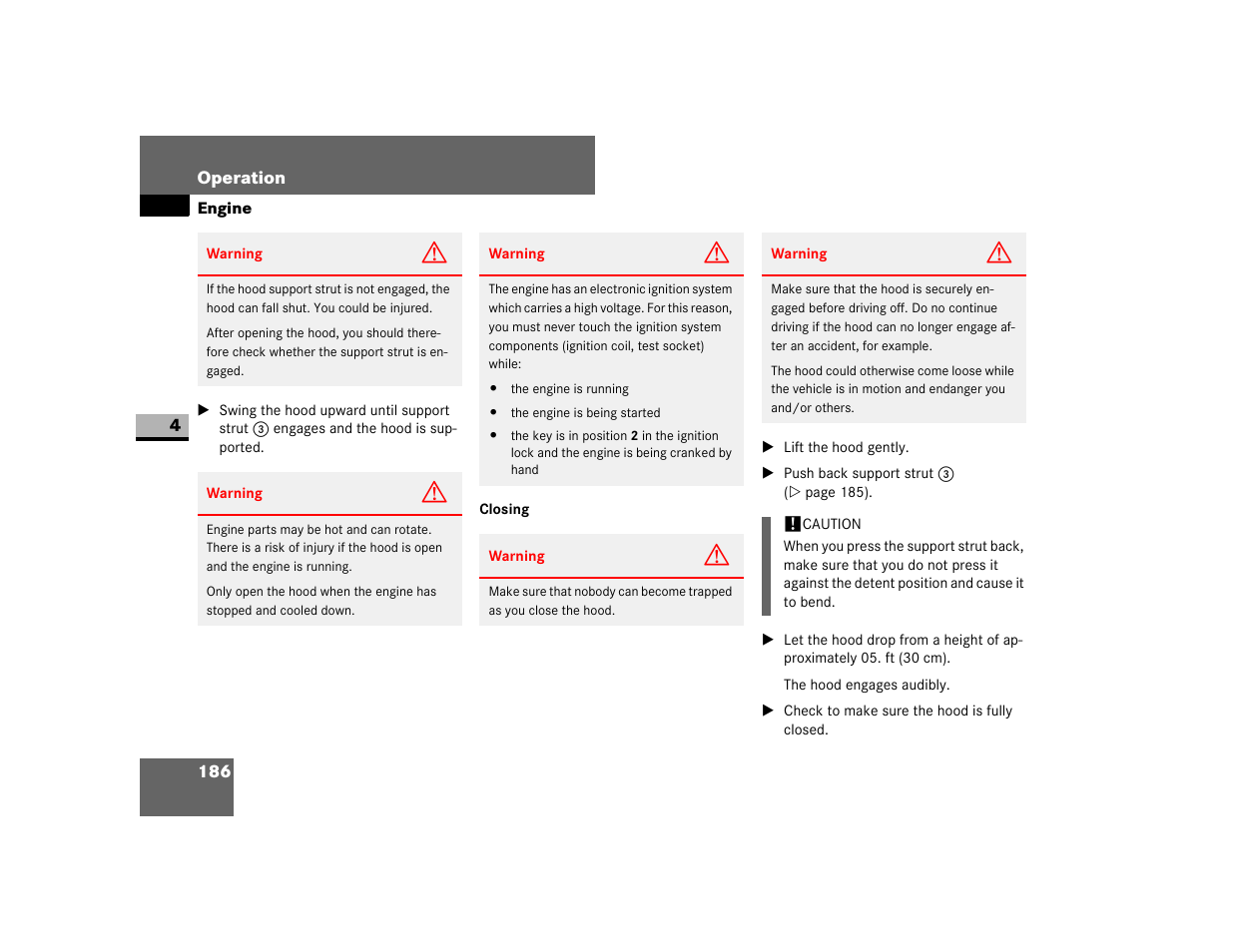 Closing | Dodge 2007 Sprinter User Manual | Page 187 / 393