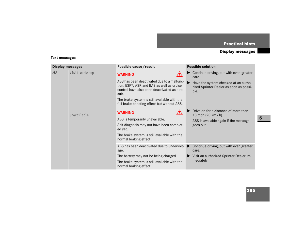 Order from | Dodge 2007 Sprinter User Manual | Page 286 / 393