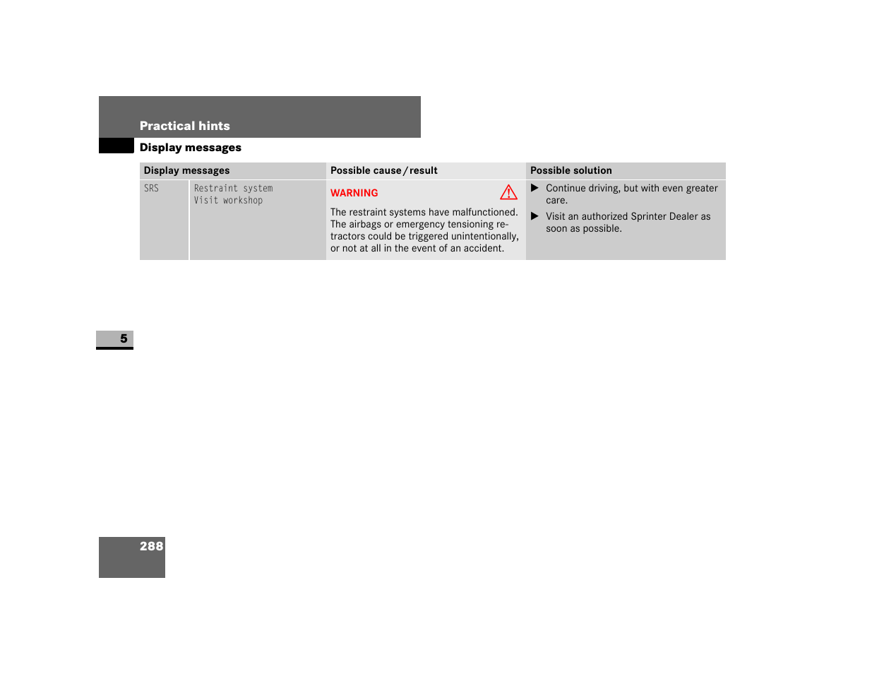 Dodge 2007 Sprinter User Manual | Page 289 / 393