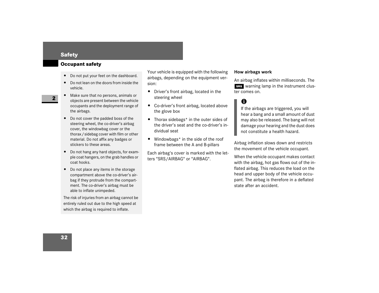 Dodge 2007 Sprinter User Manual | Page 33 / 393