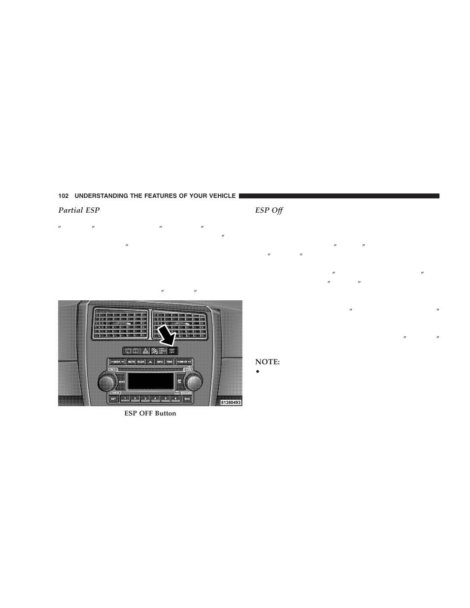 Dodge 2006 LX Magnum SRT8 User Manual | Page 102 / 344