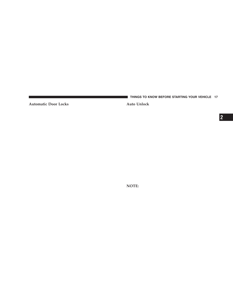 Dodge 2006 LX Magnum SRT8 User Manual | Page 17 / 344