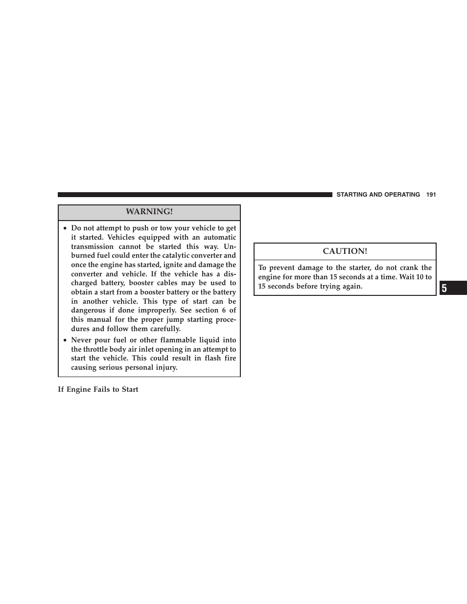 Dodge 2006 LX Magnum SRT8 User Manual | Page 191 / 344