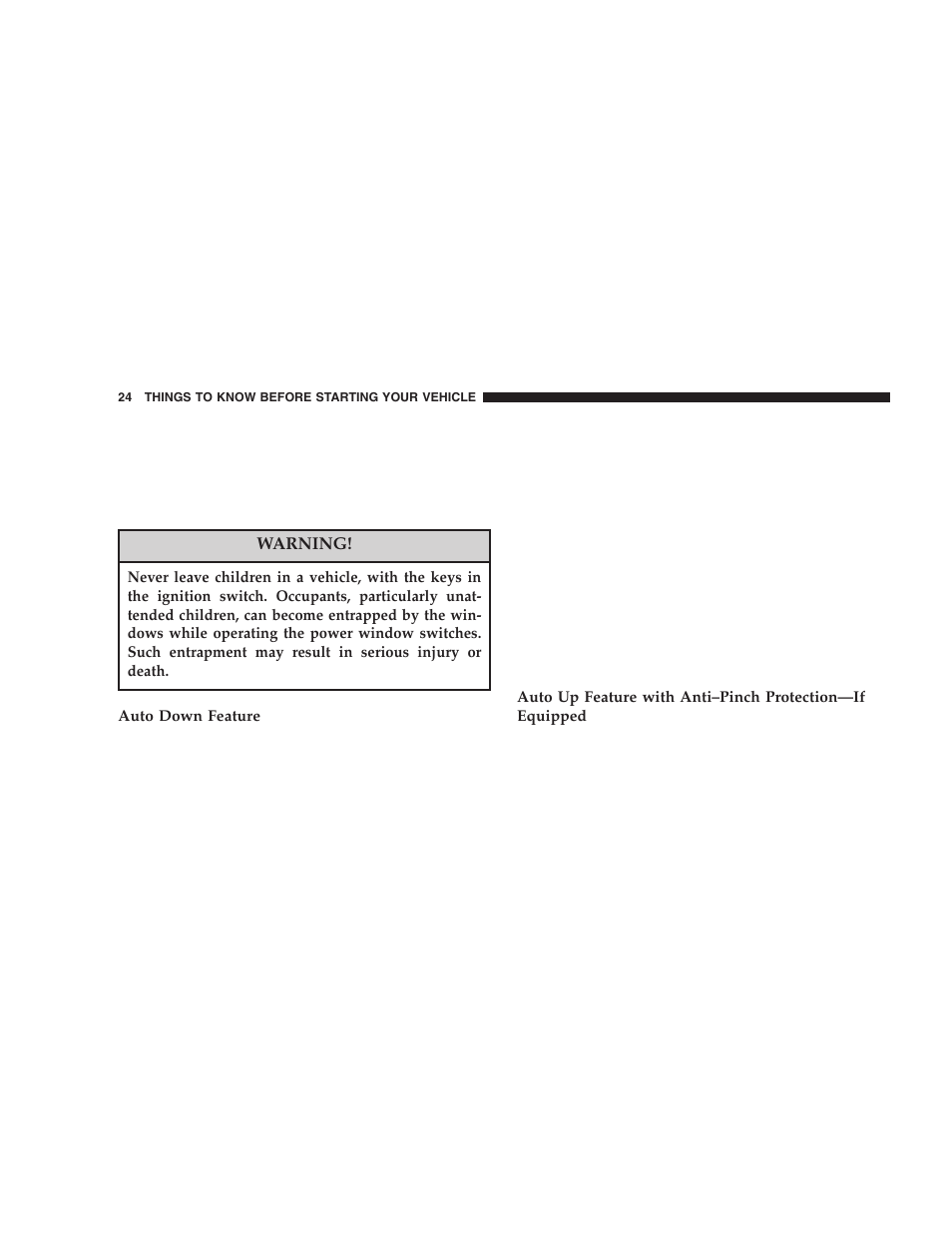 Dodge 2006 LX Magnum SRT8 User Manual | Page 24 / 344