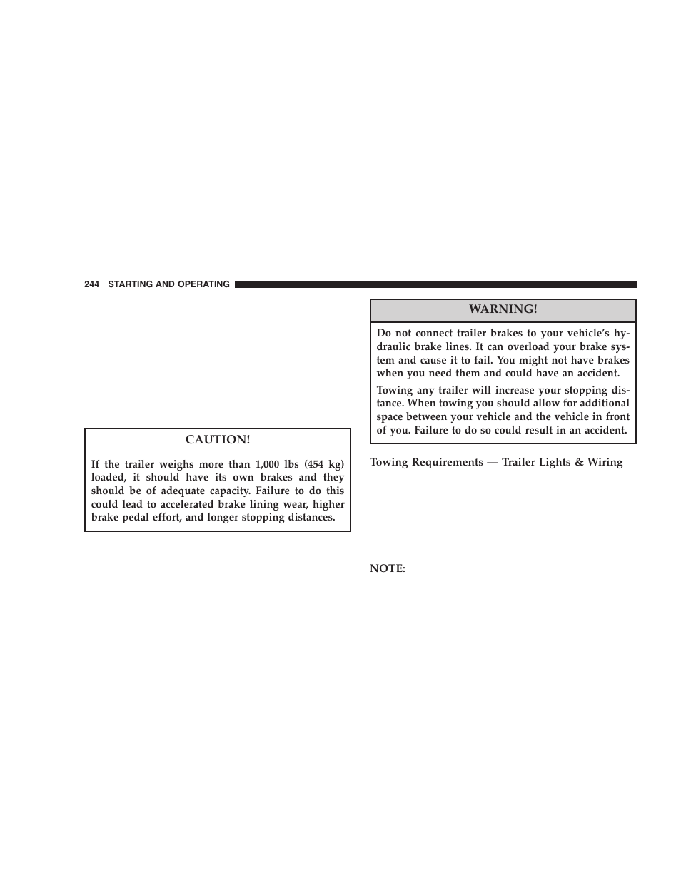 Dodge 2006 LX Magnum SRT8 User Manual | Page 244 / 344