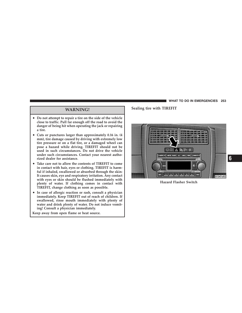 Dodge 2006 LX Magnum SRT8 User Manual | Page 253 / 344