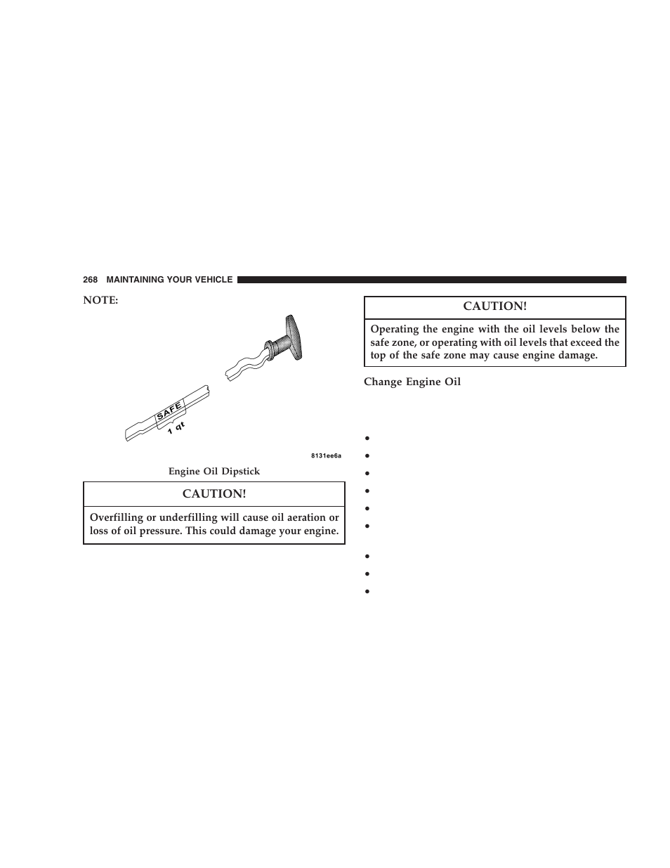 Dodge 2006 LX Magnum SRT8 User Manual | Page 268 / 344