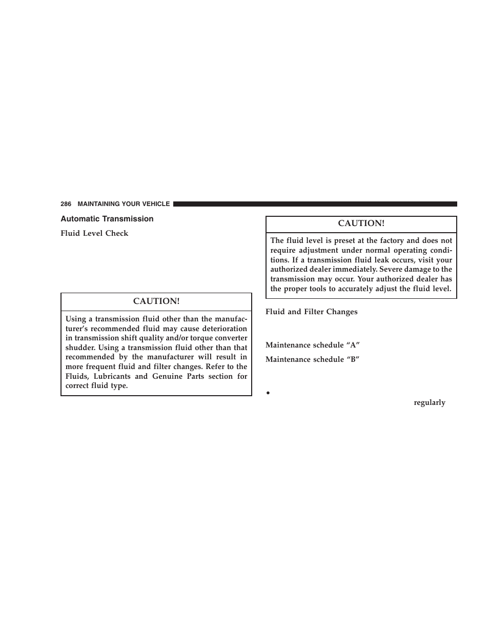 Automatic transmission | Dodge 2006 LX Magnum SRT8 User Manual | Page 286 / 344