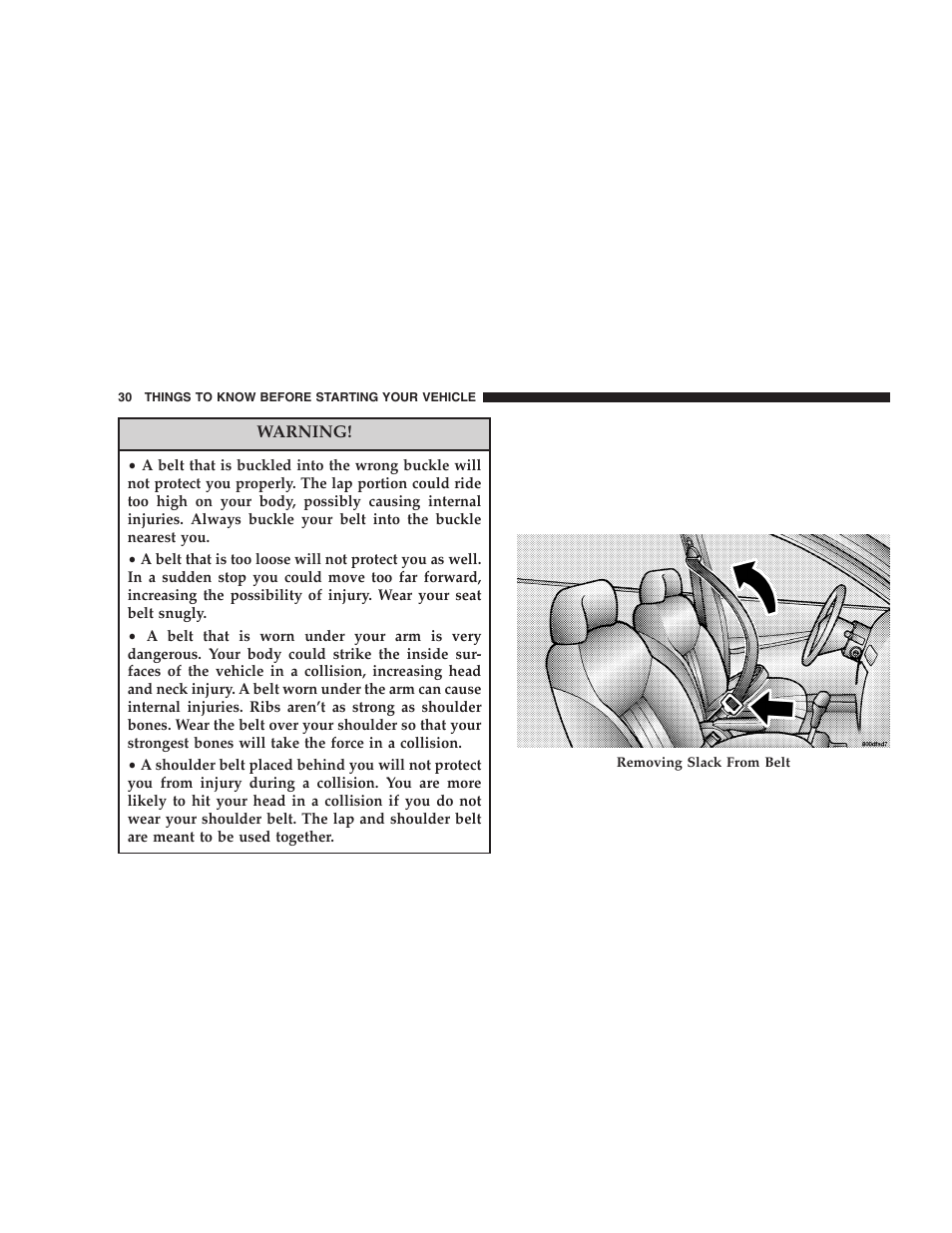 Dodge 2006 LX Magnum SRT8 User Manual | Page 30 / 344