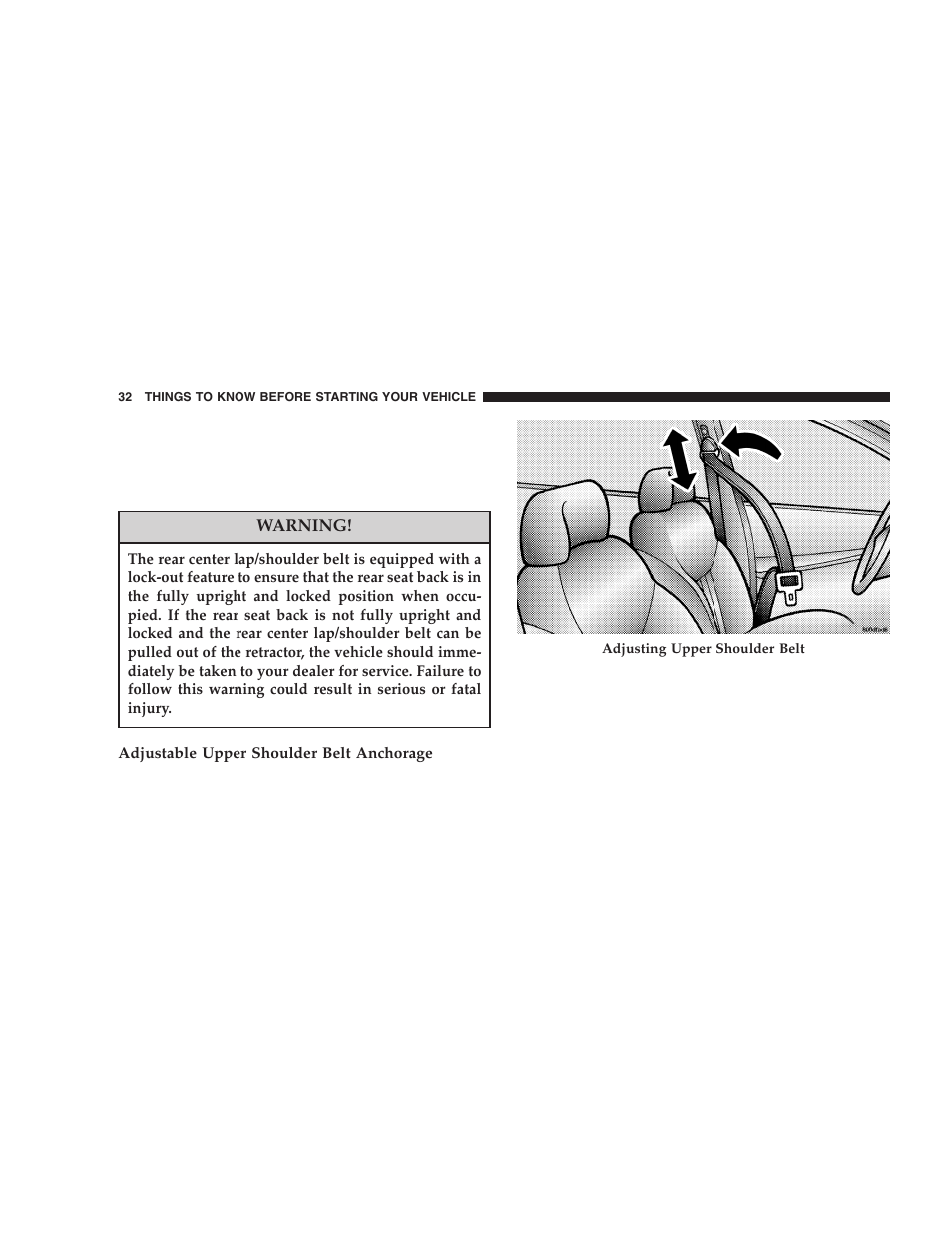 Dodge 2006 LX Magnum SRT8 User Manual | Page 32 / 344