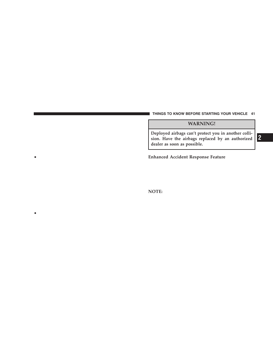 Dodge 2006 LX Magnum SRT8 User Manual | Page 41 / 344