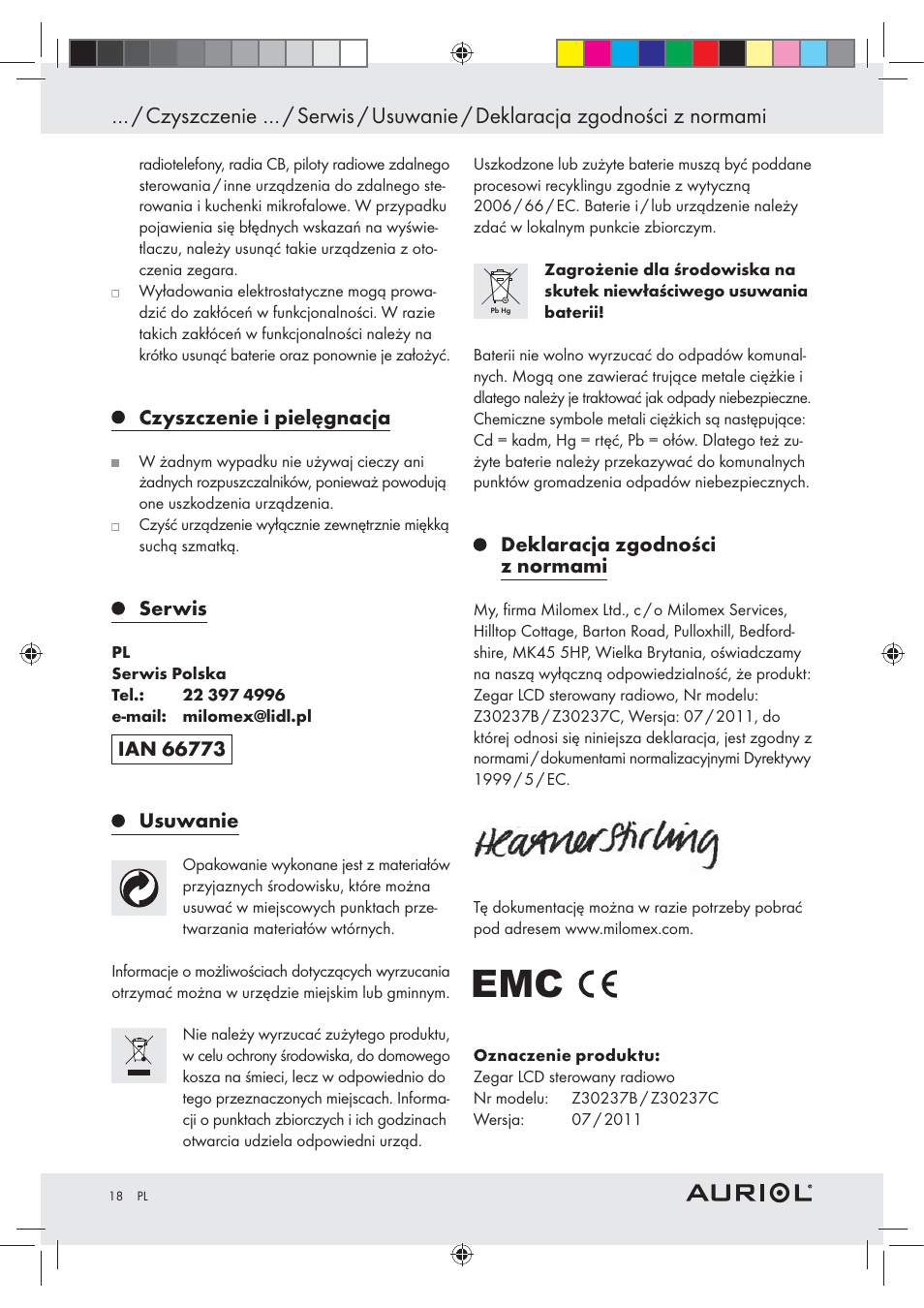 Auriol Z30237B_C User Manual | Page 18 / 56