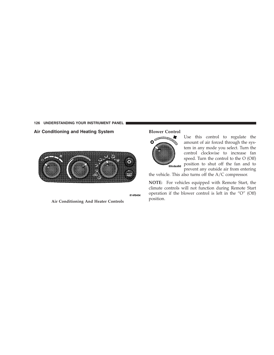 Air conditioning and heating system | Dodge 2009 Viper User Manual | Page 128 / 299