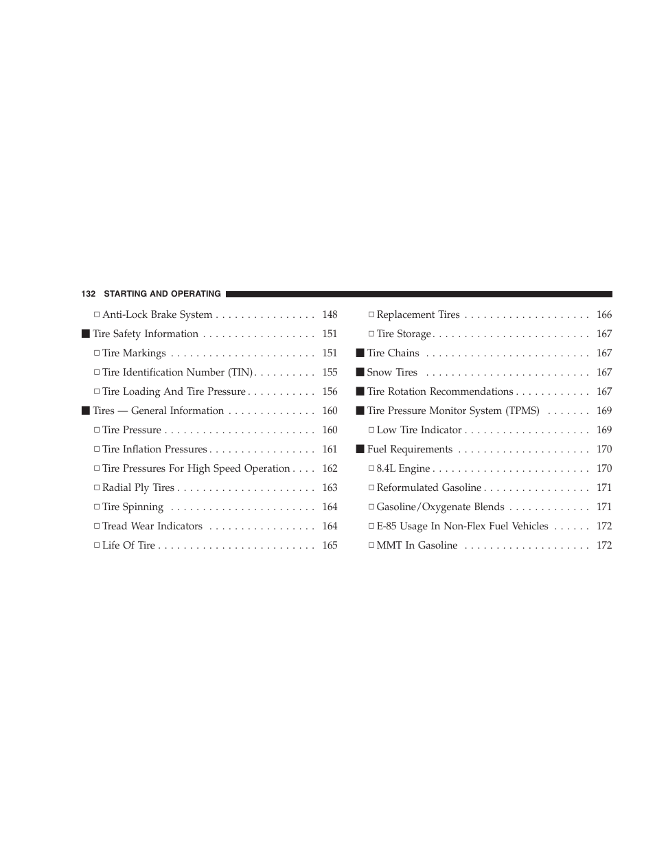 Dodge 2009 Viper User Manual | Page 134 / 299