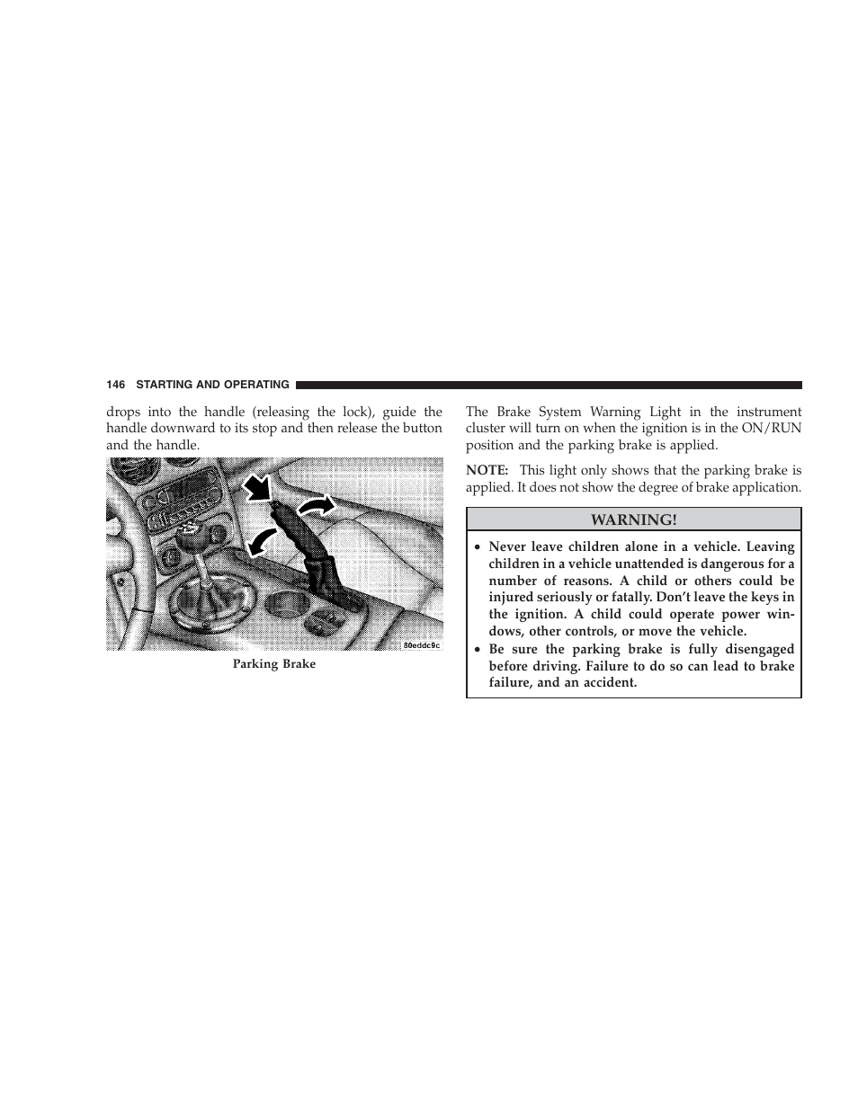 Brake system | Dodge 2009 Viper User Manual | Page 148 / 299