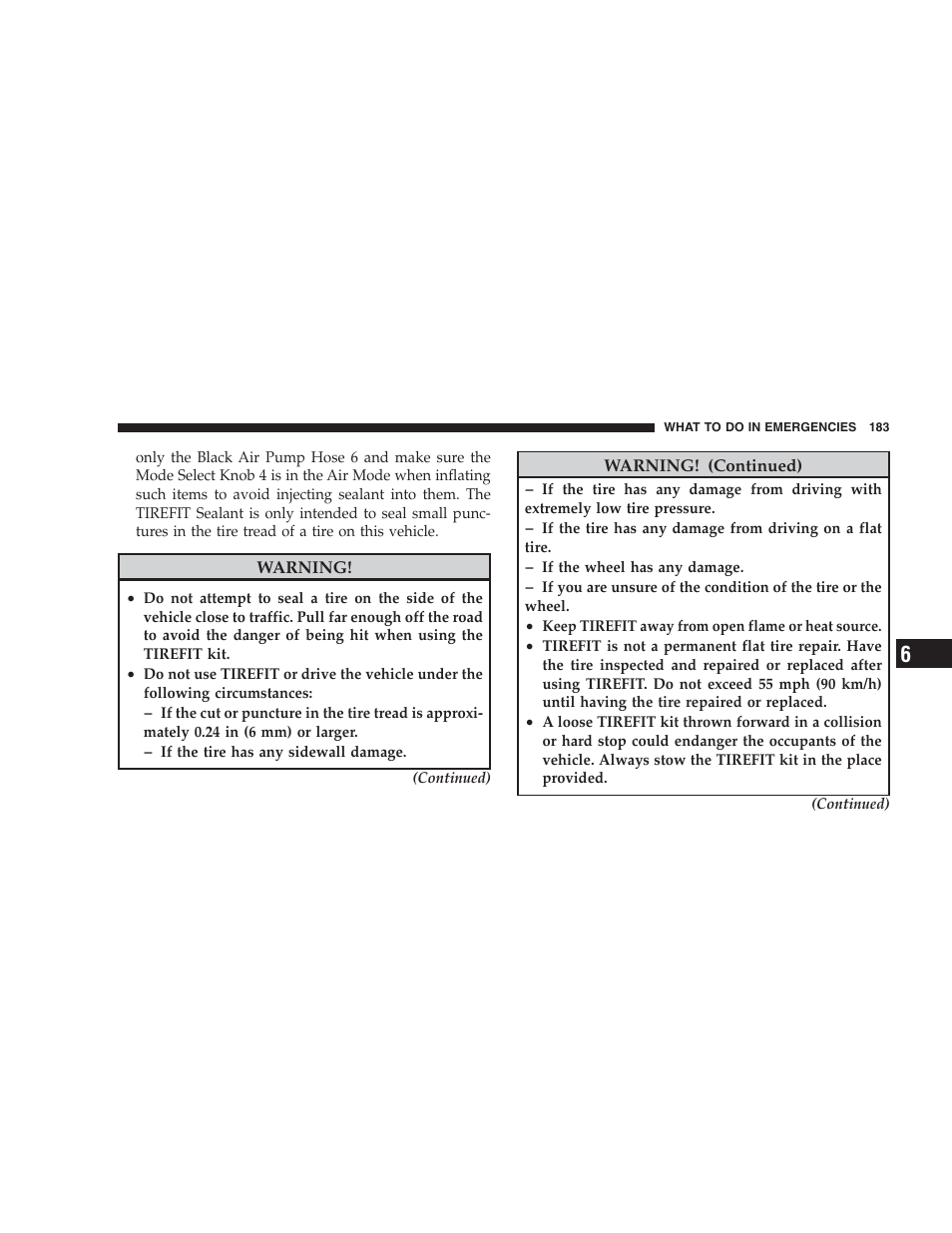 Dodge 2009 Viper User Manual | Page 185 / 299