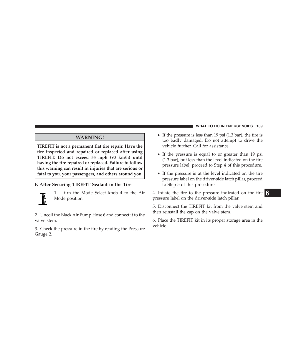Dodge 2009 Viper User Manual | Page 191 / 299