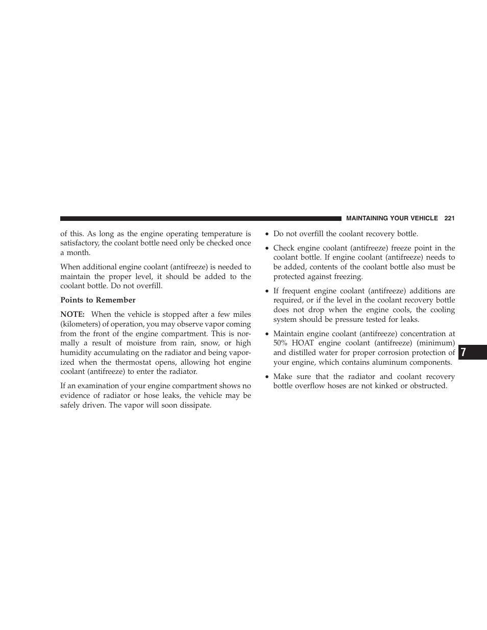 Dodge 2009 Viper User Manual | Page 223 / 299