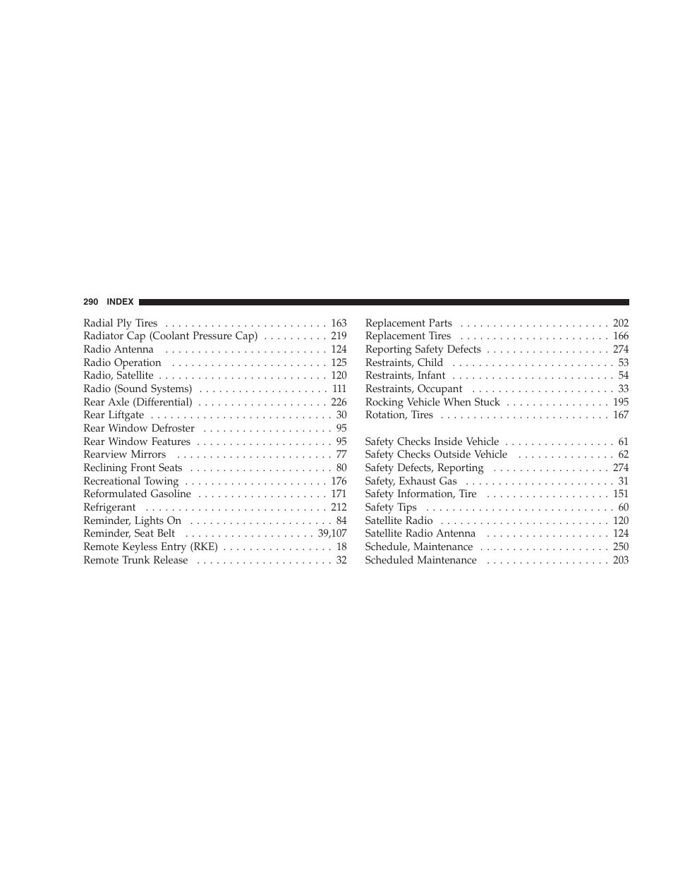 Dodge 2009 Viper User Manual | Page 292 / 299