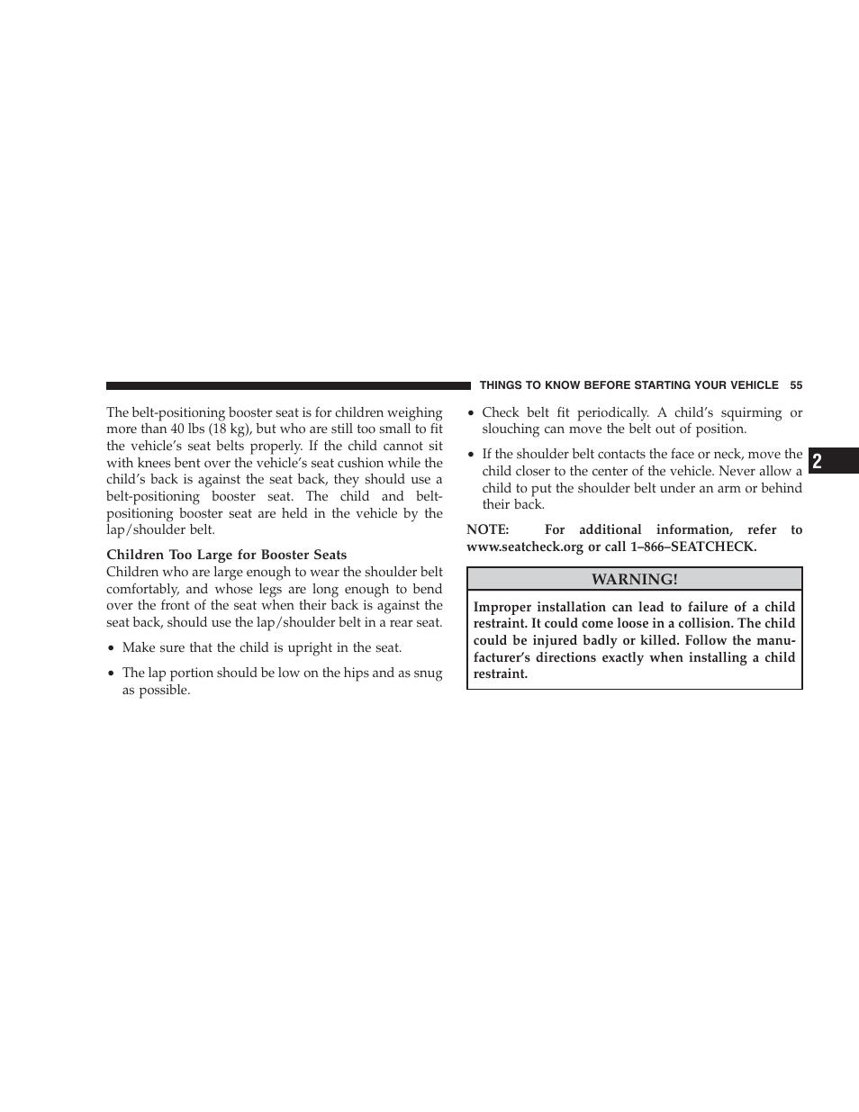 Dodge 2009 Viper User Manual | Page 57 / 299